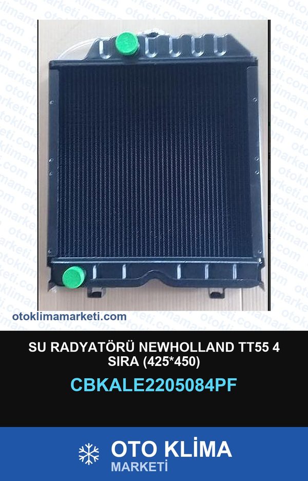 Su Radyatörü Newholland TT55 4 Sıra (425*450) — SU RADYATÖRÜ — KALE marka — Uyumlu: NEW HOLLAND