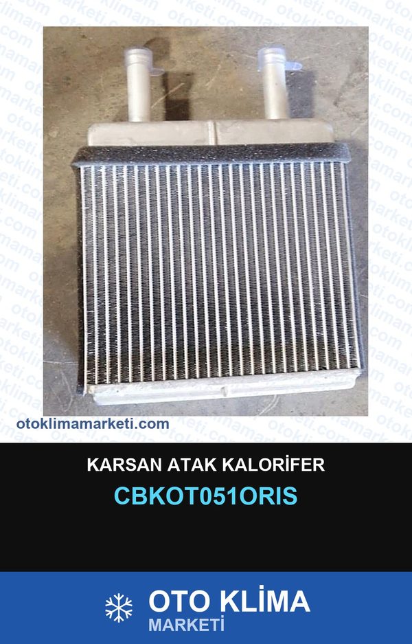 Karsan Atak Kalorifer — KALORİFER PETEĞİ — ORİS marka — Uyumlu: KARSAN