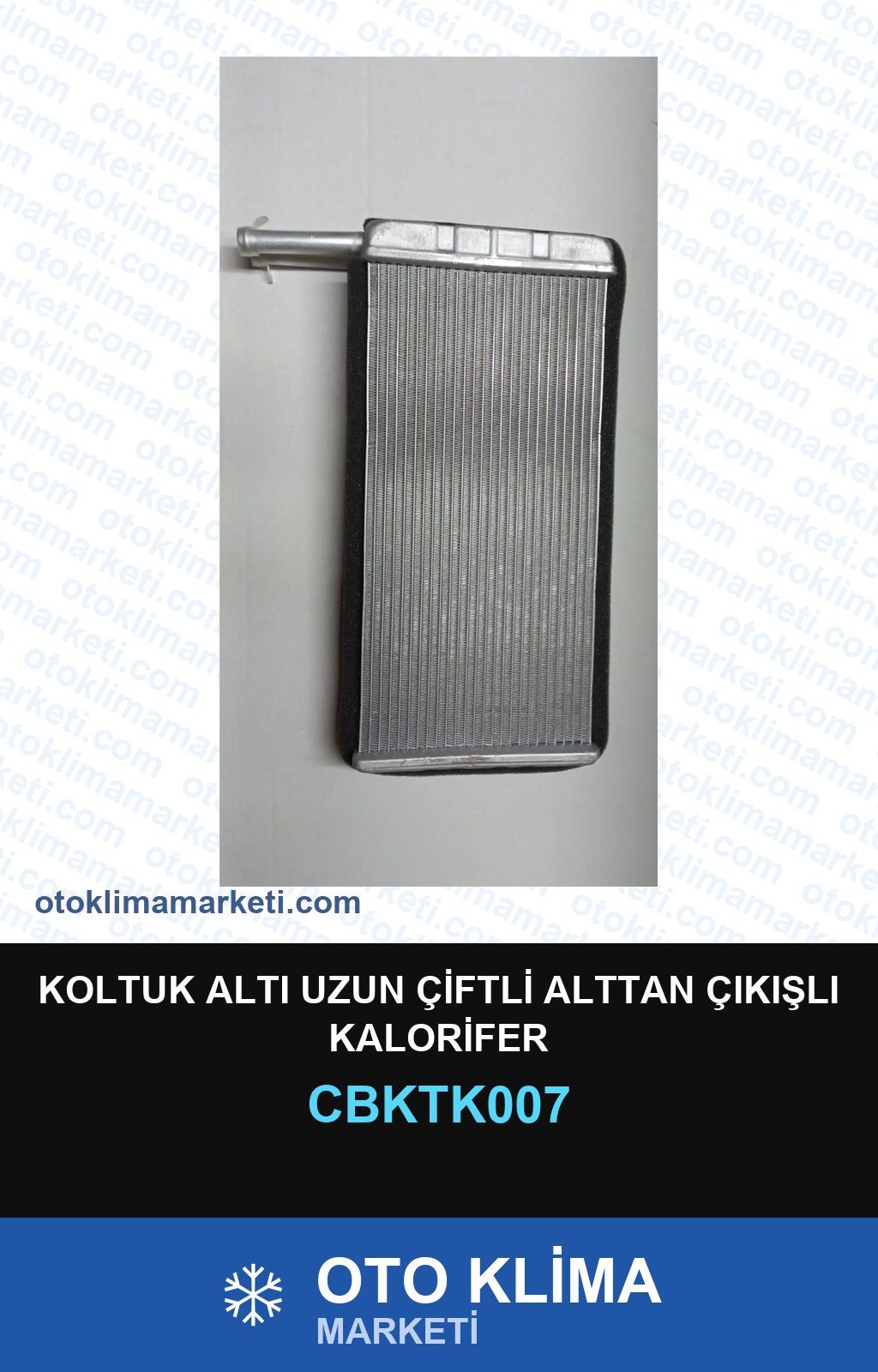 Koltuk Altı Uzun Çiftli Alttan Çıkışlı Kalorifer — KALORİFER PETEĞİ — TEKISI marka