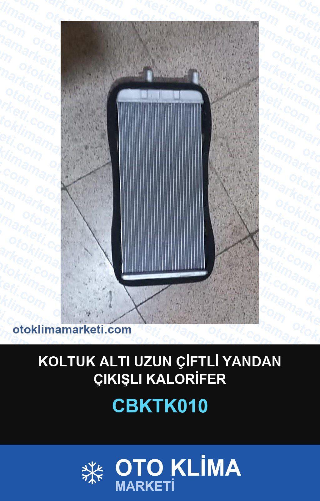 Koltuk Altı Uzun Çiftli Yandan Çıkışlı Kalorifer — KALORİFER PETEĞİ — TEKISI marka