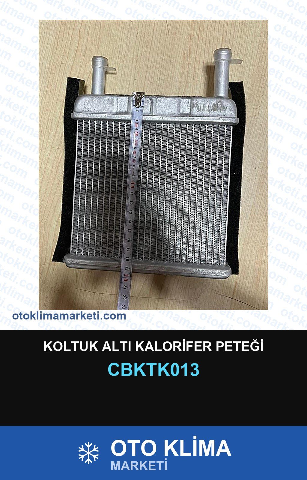Koltuk Altı Kalorifer Peteği — KALORİFER PETEĞİ — TEKISI marka
