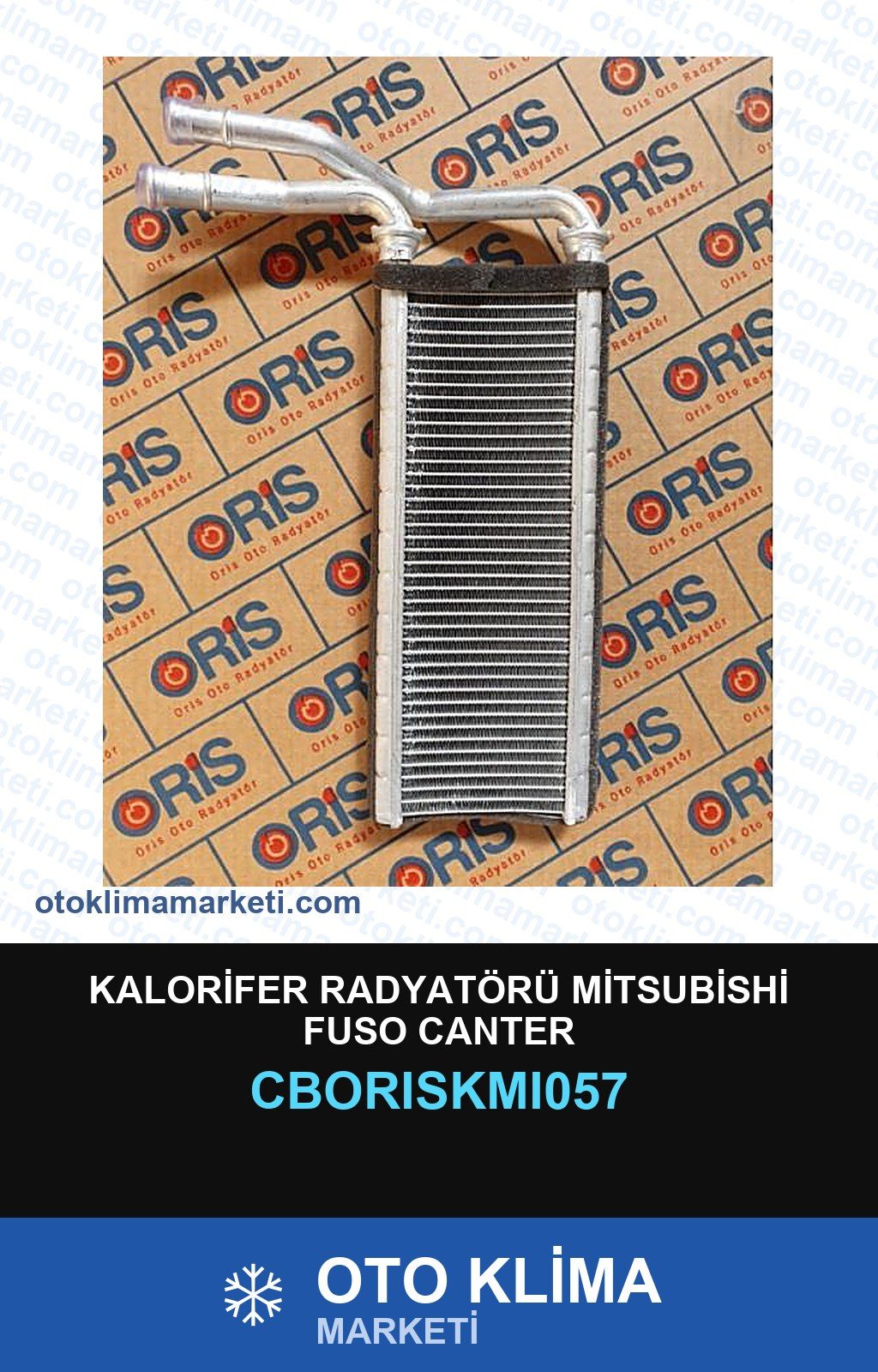Kalorifer Radyatörü Mitsubishi Fuso Canter — KALORİFER PETEĞİ — ORİS marka — Uyumlu: MITSUBISHI