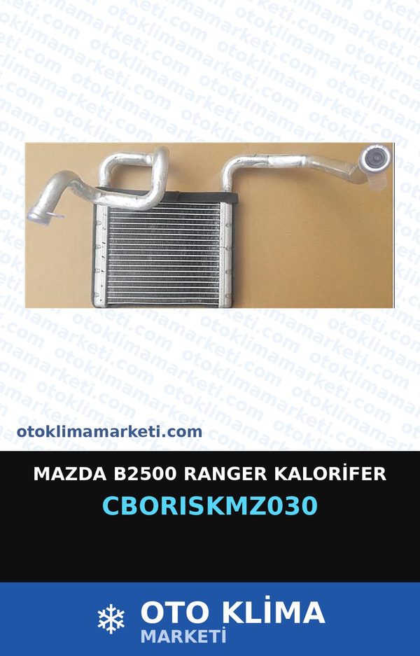 Mazda B2500 Ranger Kalorifer — KALORİFER PETEĞİ — ORİS marka — Uyumlu: MAZDA