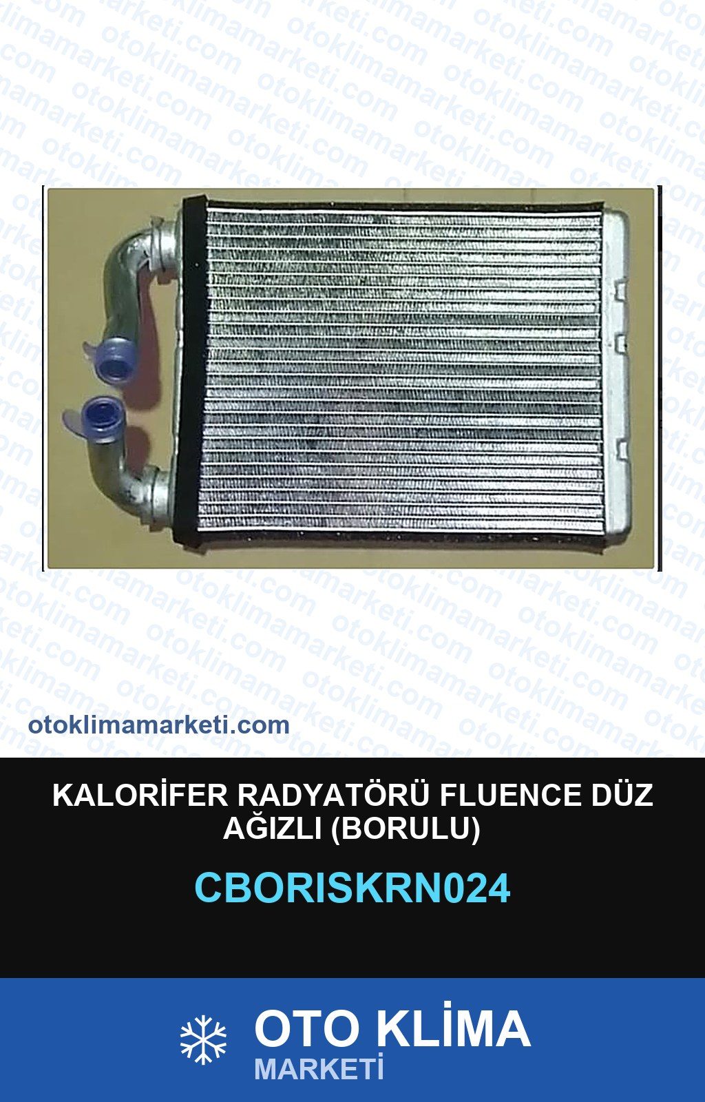 Kalorifer Radyatörü Fluence Düz Ağızlı (Borulu) — KALORİFER PETEĞİ — ORİS marka