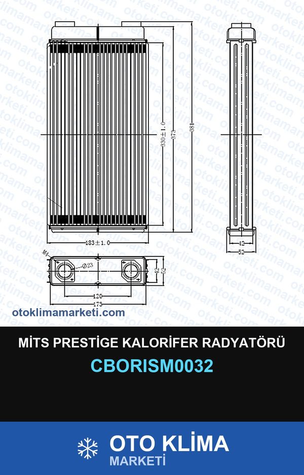 Mits Prestige Kalorifer Radyatörü — KALORİFER PETEĞİ — ORİS marka