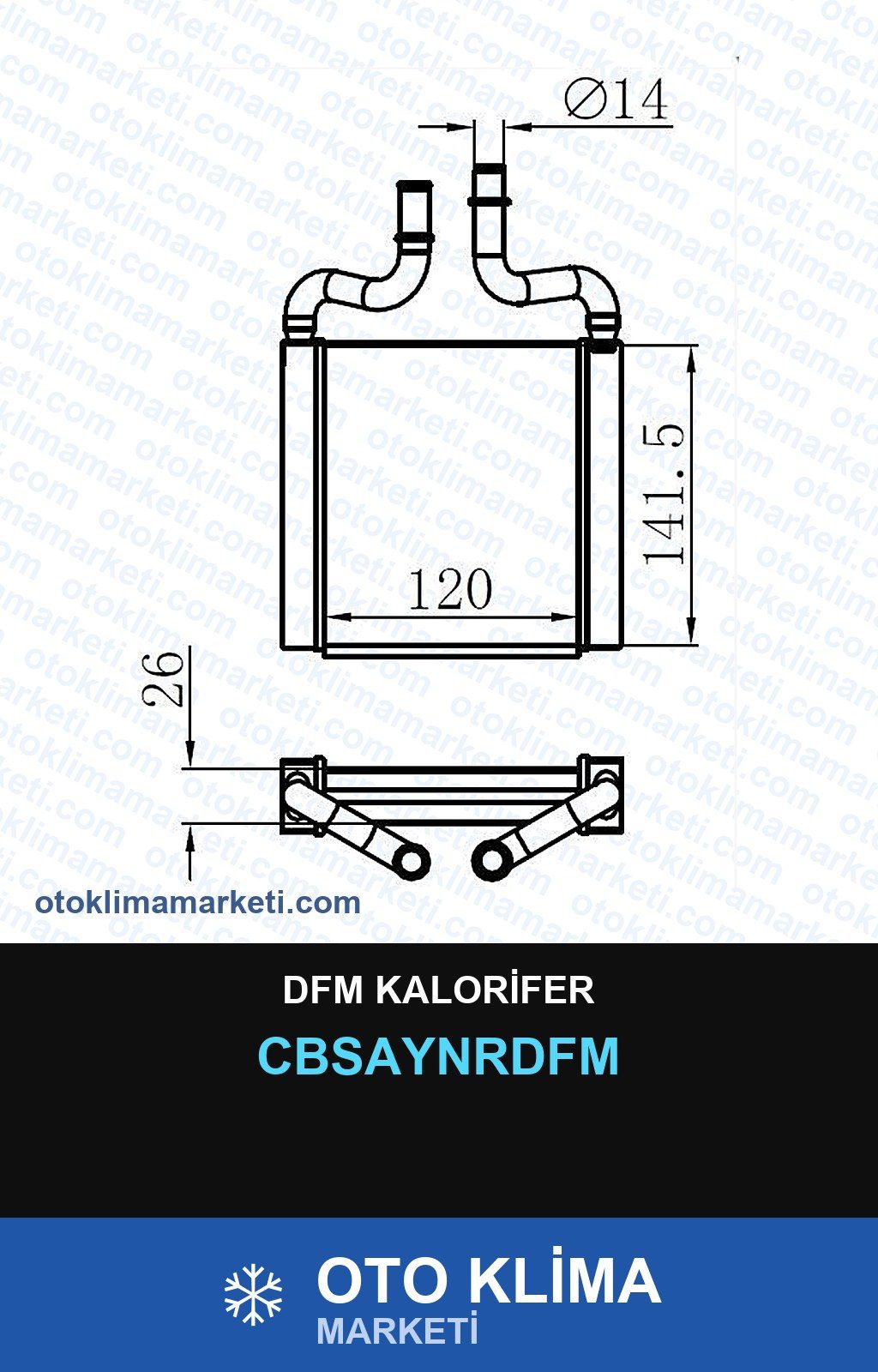 Dfm Kalorifer — KALORİFER PETEĞİ — UNICORE marka