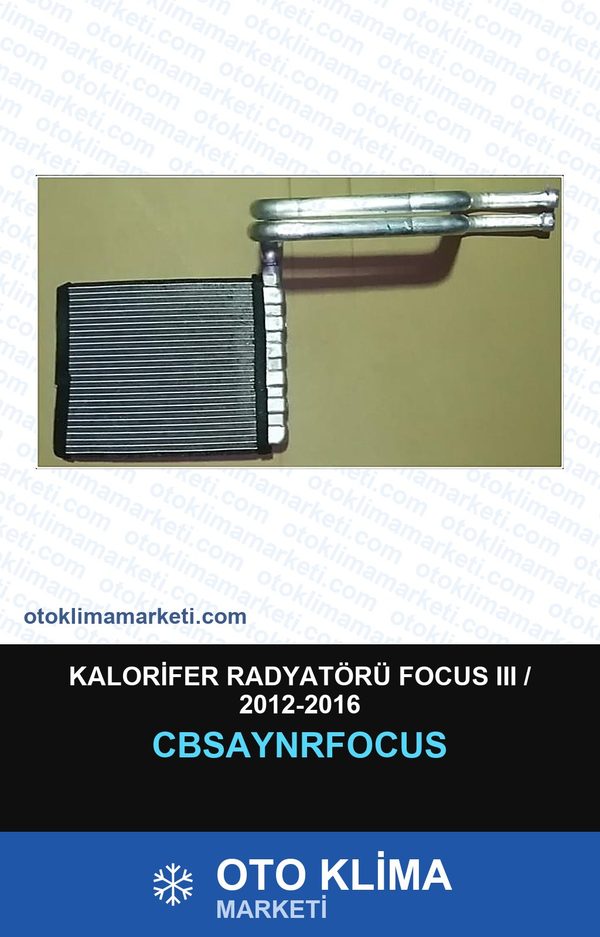 Kalorifer Radyatörü Focus III (3) / 2012-2016 — KALORİFER PETEĞİ — UNICORE marka
