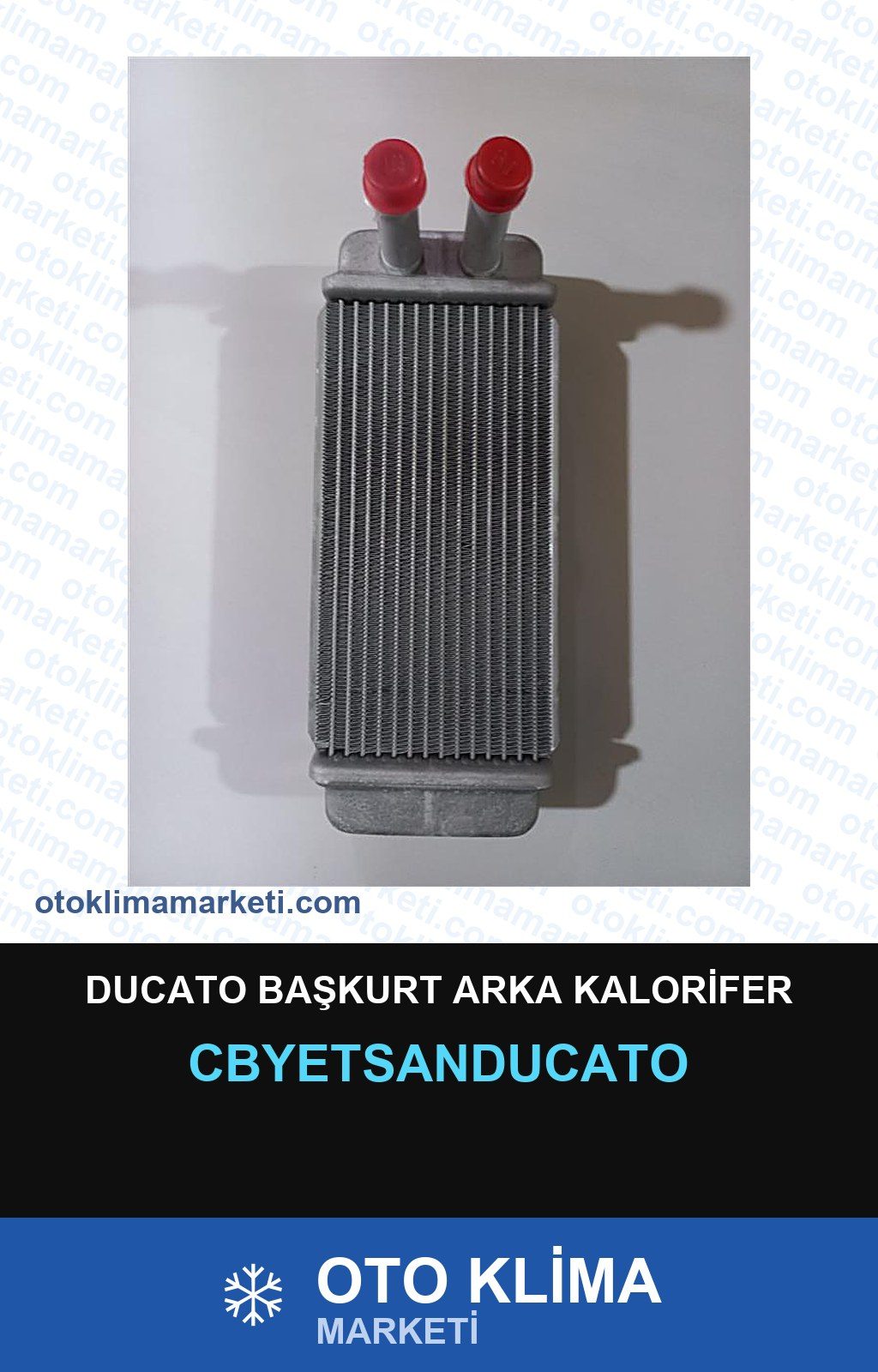 Ducato Başkurt Arka Kalorifer — KALORİFER PETEĞİ — YETSAN marka