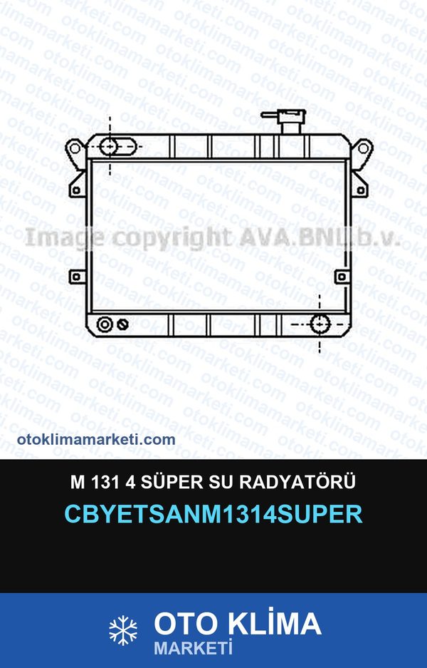 M 131 4 Süper Su Radyatörü — SU RADYATÖRÜ — YETSAN marka