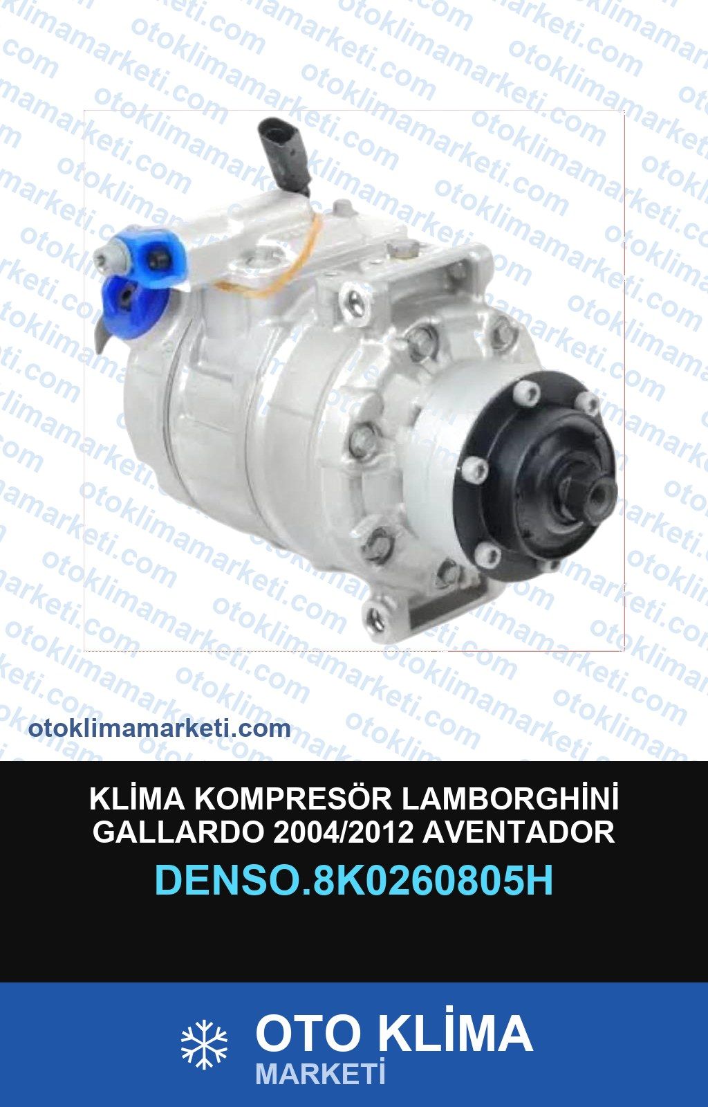 Klima Kompresör Lamborghini Gallardo 2004/2012 8K0260805H | Oto