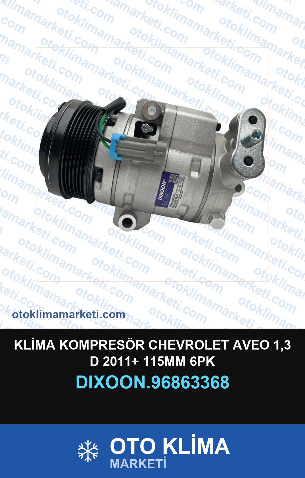 彩 Klima Kompresörü Chevrolet Aveo 1,3 D 2011+ 115MM 96863368 | Oto